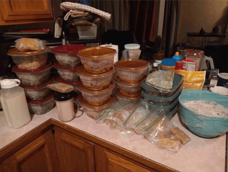 Tupperware used for meal prepping