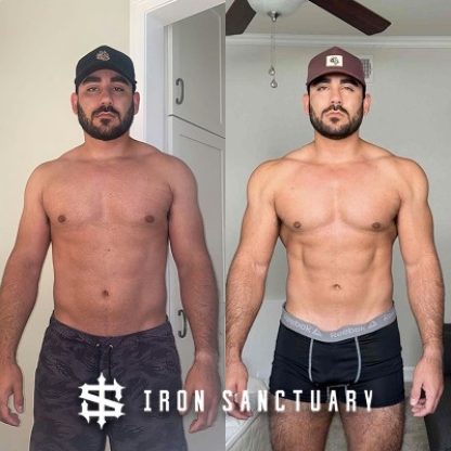 Iron Sanctuary client who got toned