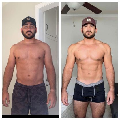 front view of one of Iron Sanctuary's clients who became more fit.