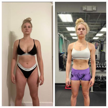 front view of one of Iron Sanctuary's clients who became more fit.