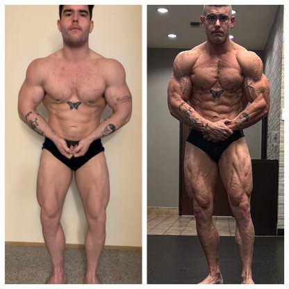 front view of one of Iron Sanctuary's clients who became more fit.